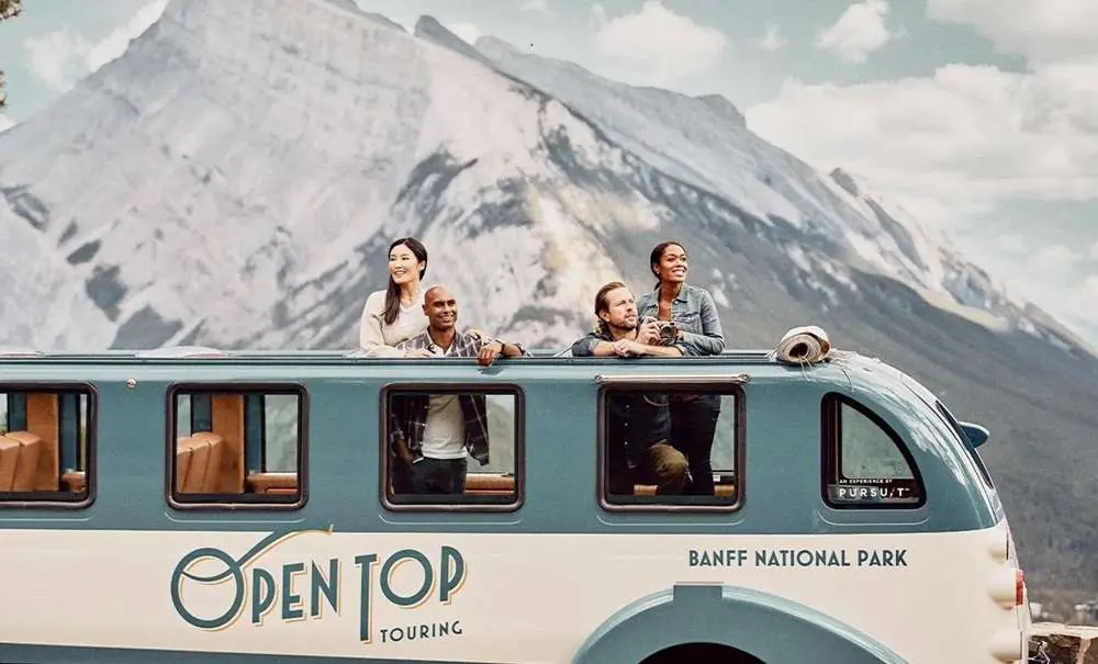 Banff open-top touring