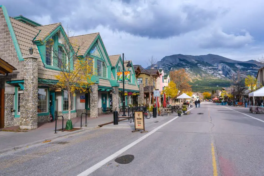 Canmore town, Alberta