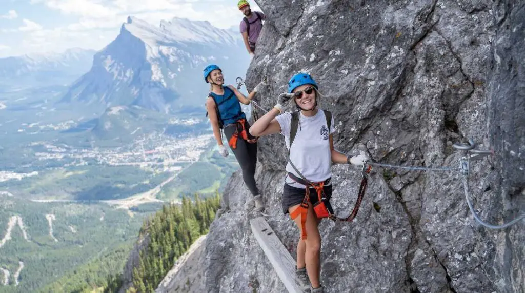 Sulfur mountain hiking