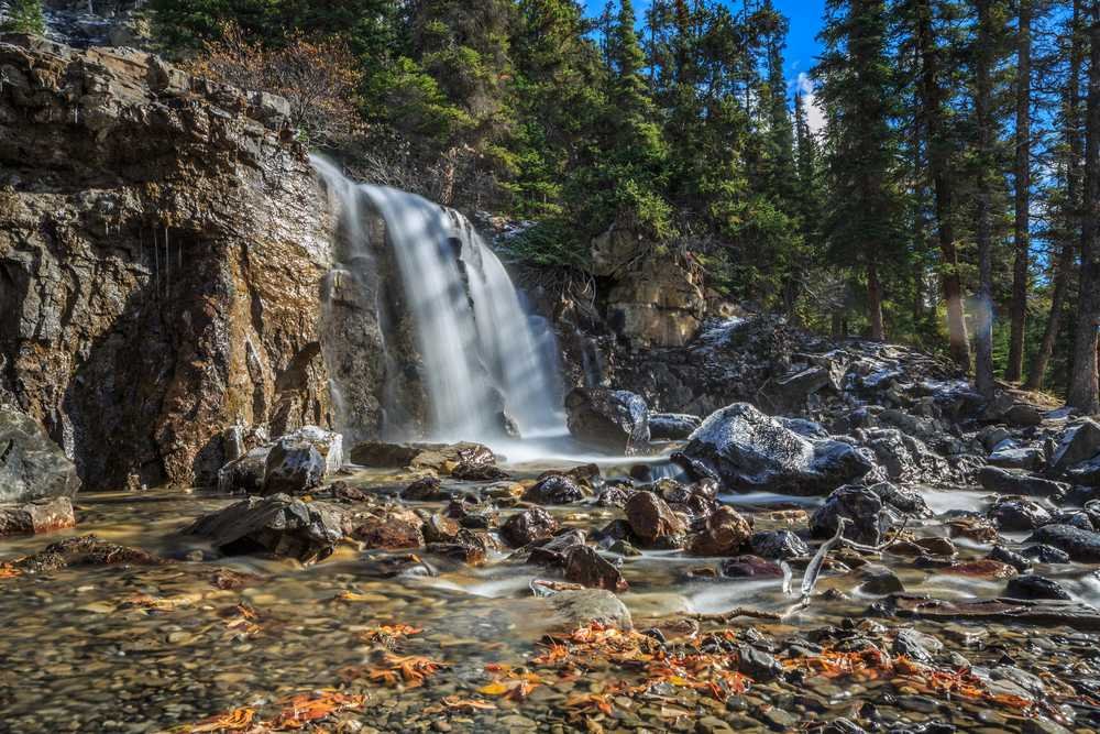 Mistaya Canyon Falls